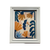 Blue Abstract Flowers Framed Fine Art Print - Visiting Artist Series