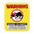 Warning Ice Rats Sticker