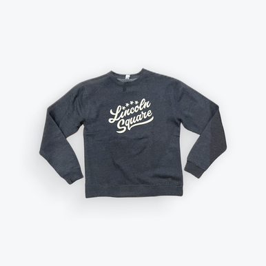 Lincoln Square Charcoal Heather Crewneck | Midwest Nice