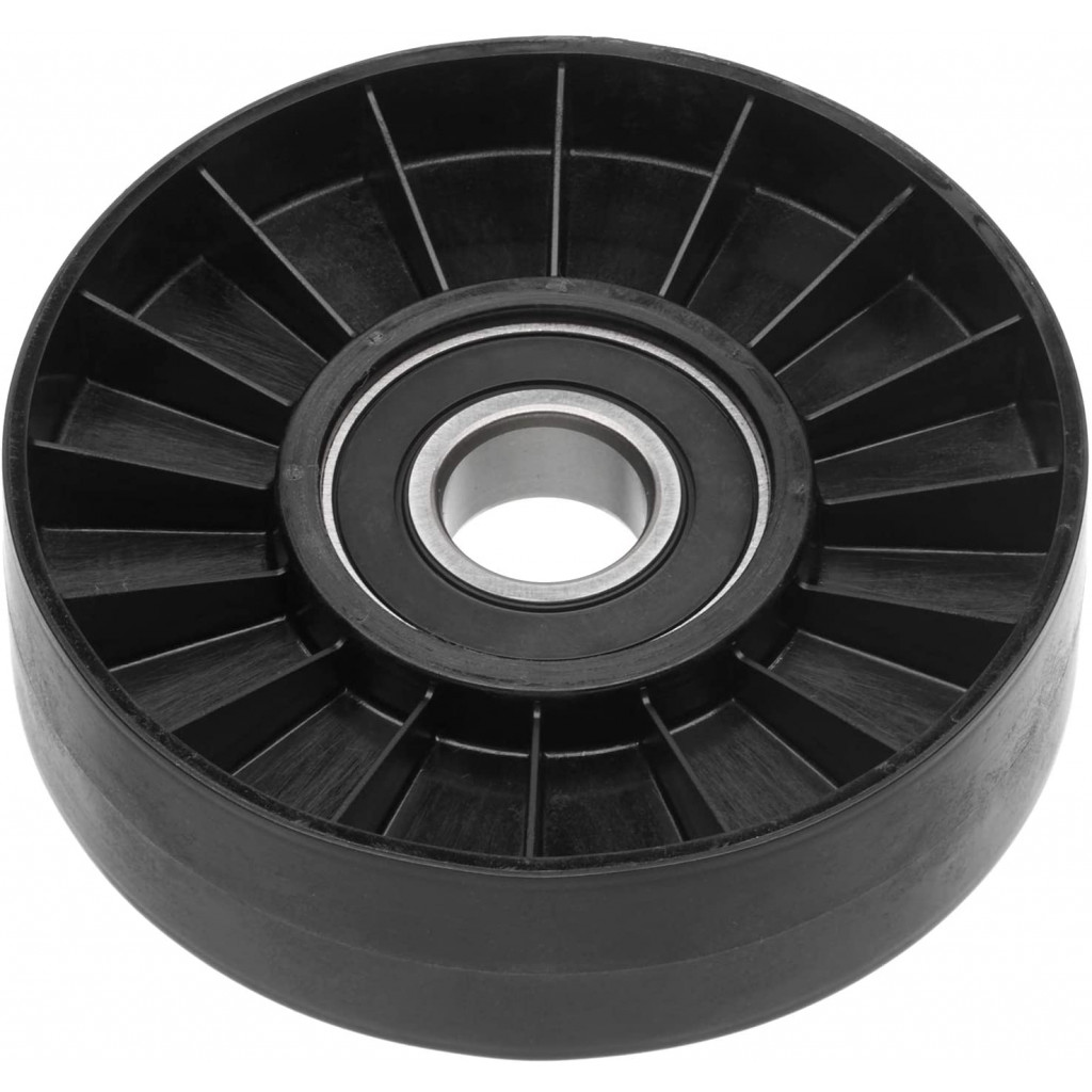 Gates For E150/E250/E350 Econoline 1990-2002 DriveAlign Idler Pulley V6 4.2L | OD Thermoplastic 25.5mm Belt Width 90mm (TLX-gat38007-CL360A77)