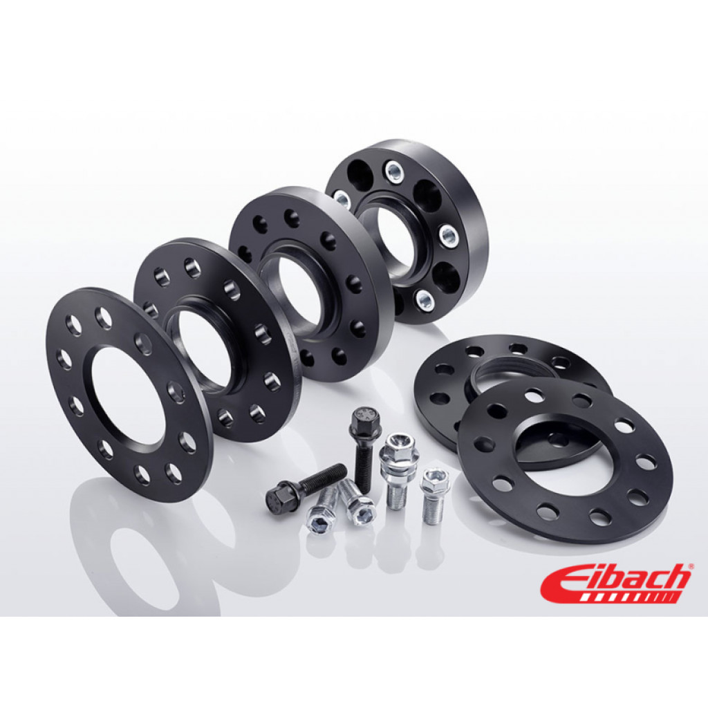 Eibach For Ford Mustang Ecoboost/V6/GT 2015-2019 Pro-Spacer System 30mm Black | (TLX-eibS90-4-30-057-B-CL360A70)