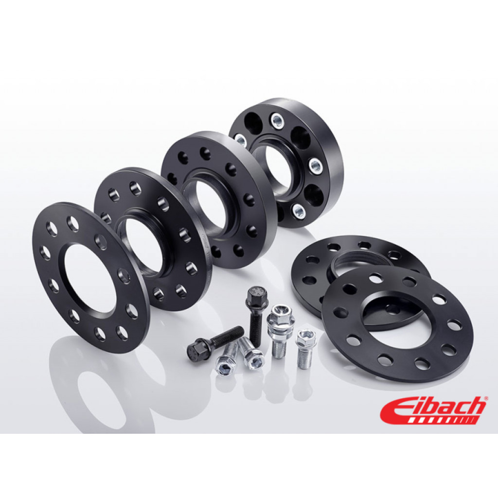 Eibach For Ford Mustang Ecoboost/V6/GT 2015-2018 Pro-Spacer System 15mm Black | (TLX-eibS90-6-15-056-B-CL360A70)