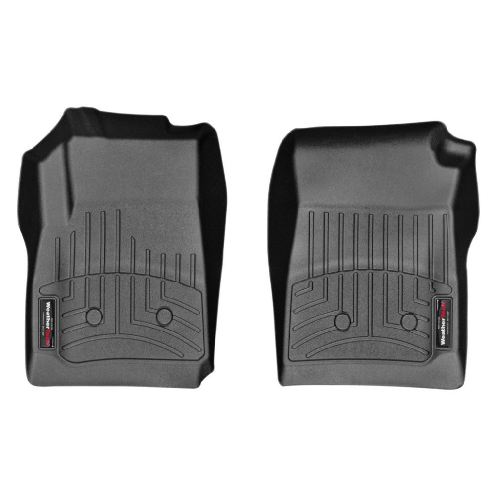 WeatherTech Floor Liners For Chevy Colorado 2015 - Crew Cab Front - Black | (TLX-wet447511-CL360A70)