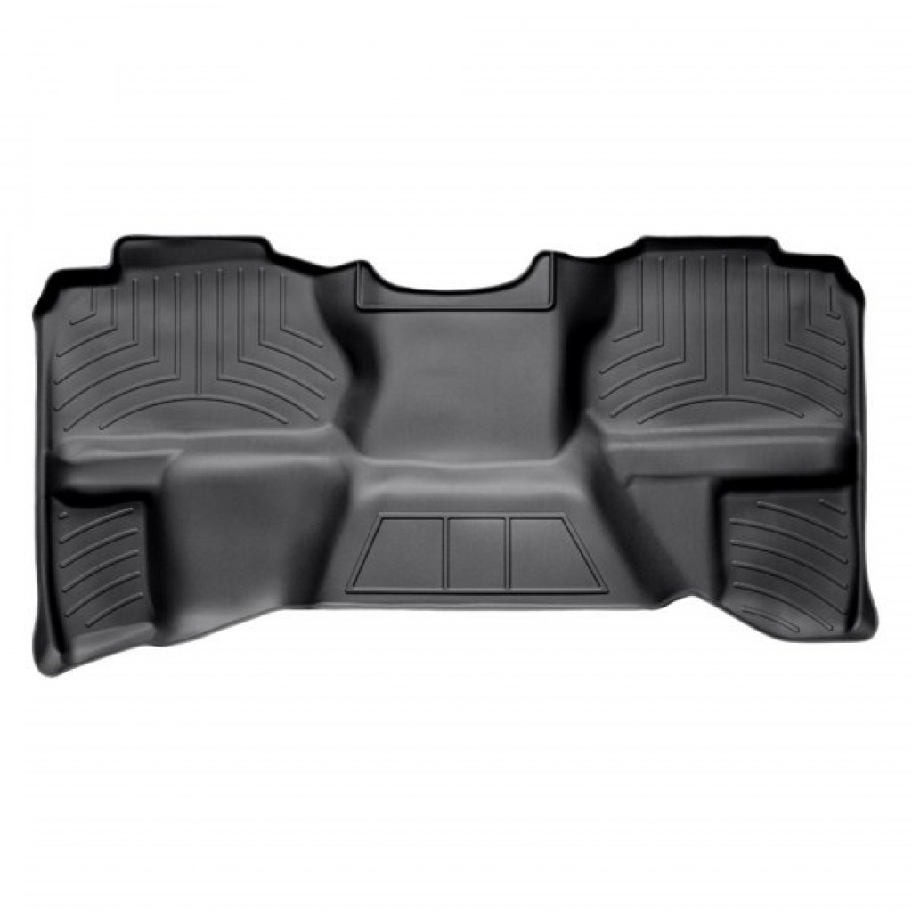 WeatherTech Floor Liner For Chevy Silverado 1500/2500/3500 2007-2013 Rear Black | Extended Cab  (TLX-wet440669-CL360A70)