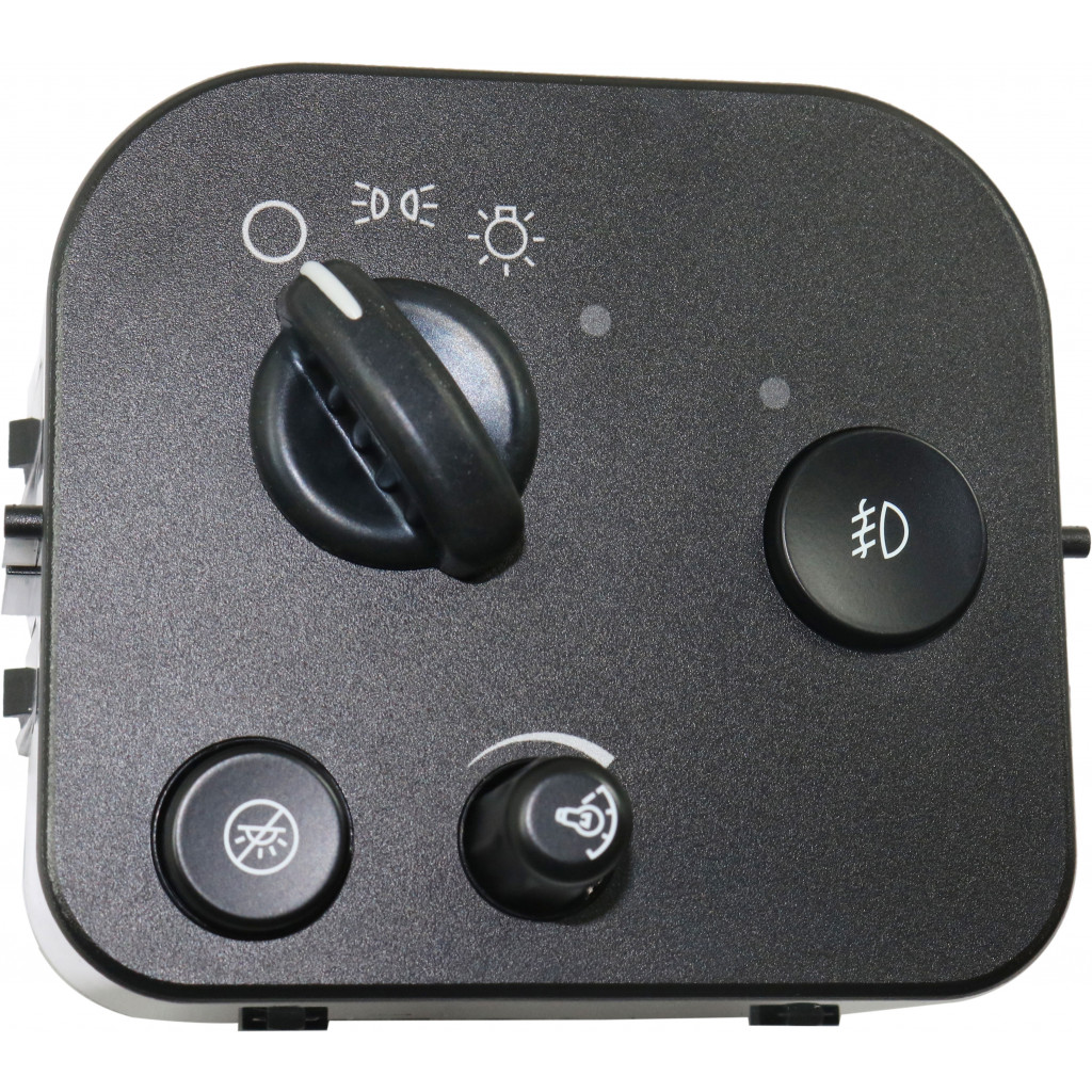 For Oldsmobile Bravada Headlight Switch 2002 2003 2004 | w/ Fog Lights | w/o Daytime Running Light/OFF Mode | 25932632 (CLX-M0-USA-RC10890001-CL360A76)