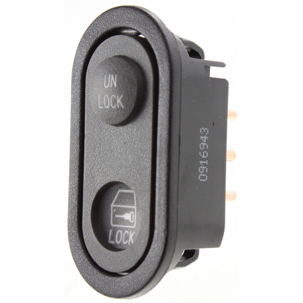 For Oldsmobile Silhouette Door Lock Switch 2000 01 02 03 2004 Driver OR Passenger Side | Single Piece | Front | Power | 1-Button | Blade Type | 5-Prong Male Terminal | 10416104 (CLX-M0-USA-RC50560002-CL360A71)