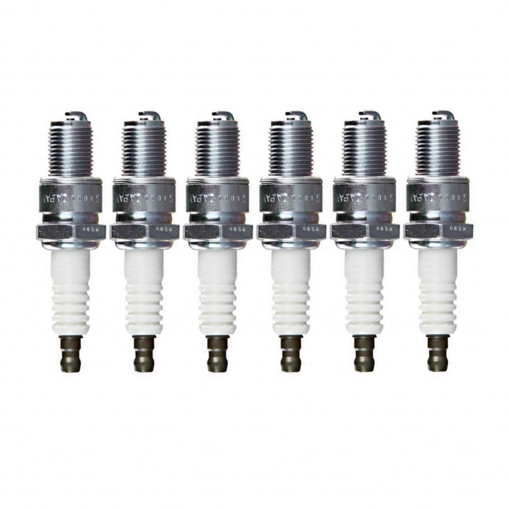 NGK For Kawasaki JH1200 Ultra 150 2000-2005 Spark Plug Box of 6 BR9ES SOLID BLYB | (TLX-ngk1470-CL360A74)