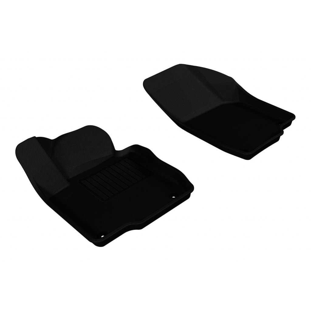 3D MAXpider For Volkswagen Passat 2012-2019 Kagu Series Floor Mats 1st Row Black | (TLX-aceL1VW05611509-CL360A70)