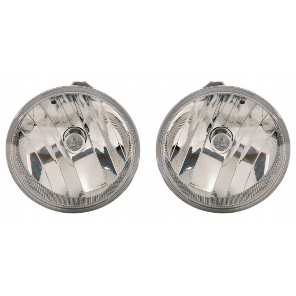 For Chevy Camaro Fog Light Driving Assembly 2010 2011 2012 Pair Driver and Passenger Side w/ RS Package CAPA Certified (PLX-M1-334-2032N-AC)