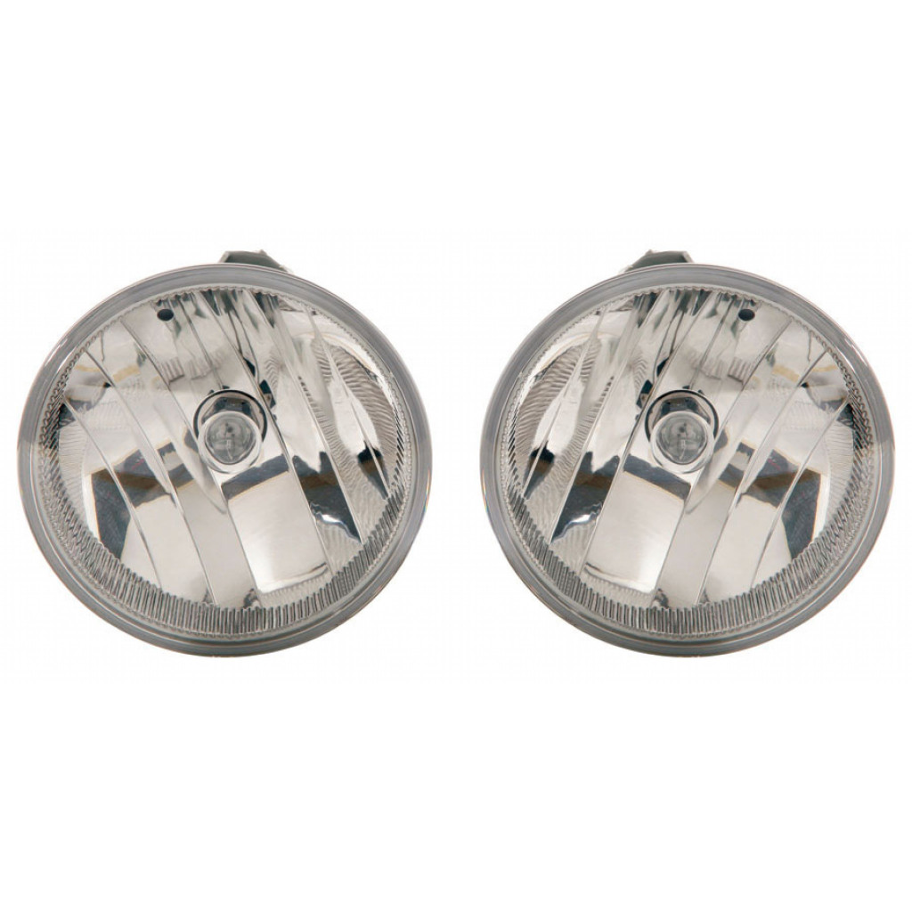 For Chevy Camaro Fog Light Assembly 2011 2012 Pair Driver and Passenger Side w/ Bulbs CAPA Certified GM2592297 (PLX-M1-334-2032N-AC-CL360A1)