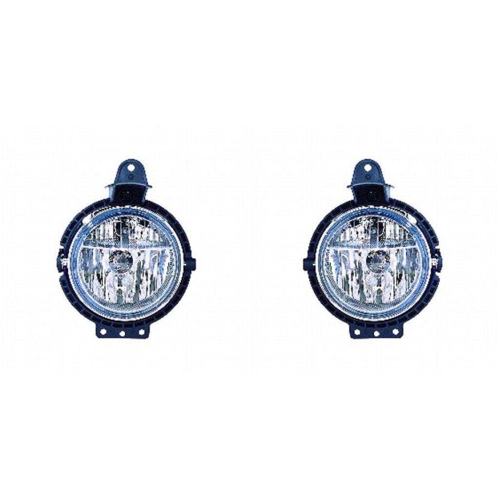 For Mini Cooper Clubman R55 2008-2011 / Cooper /S Hatchback 2007-2011 Fog Light Assembly Pair Driver and Passenger Side (PLX-M1-881-2003N-AQ)