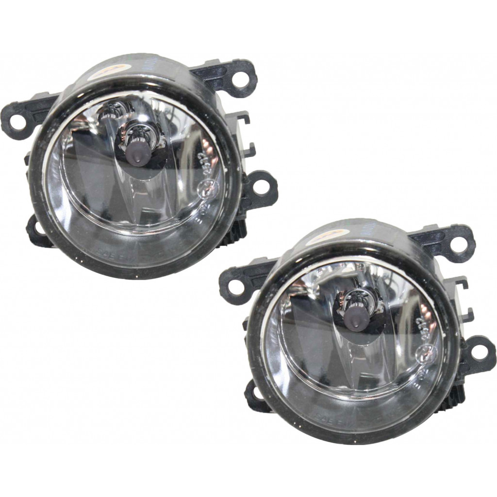 For Mitsubishi Eclipse Fog Light Assembly 2006 2007 2008 Pair Driver and Passenger Side w/ Bulbs For MI2590100 (PLX-M1-313-2009N-AQ-CL360A2)