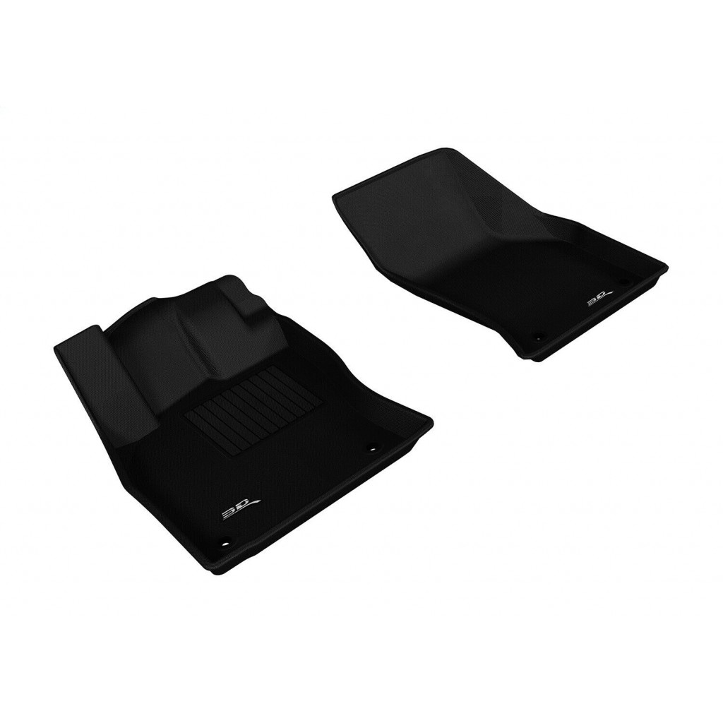 3D MAXpider For Audi A3 2015-2019 Kagu | Floor Mats | 1st Row, Black (TLX-aceL1AD03311509-CL360A73)