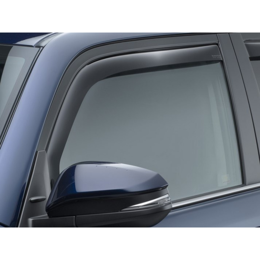 WeatherTech Window Deflectors For Toyota 4Runner 2010-2021 Front Side - Dark Smoke |  (TLX-wet80531-CL360A70)