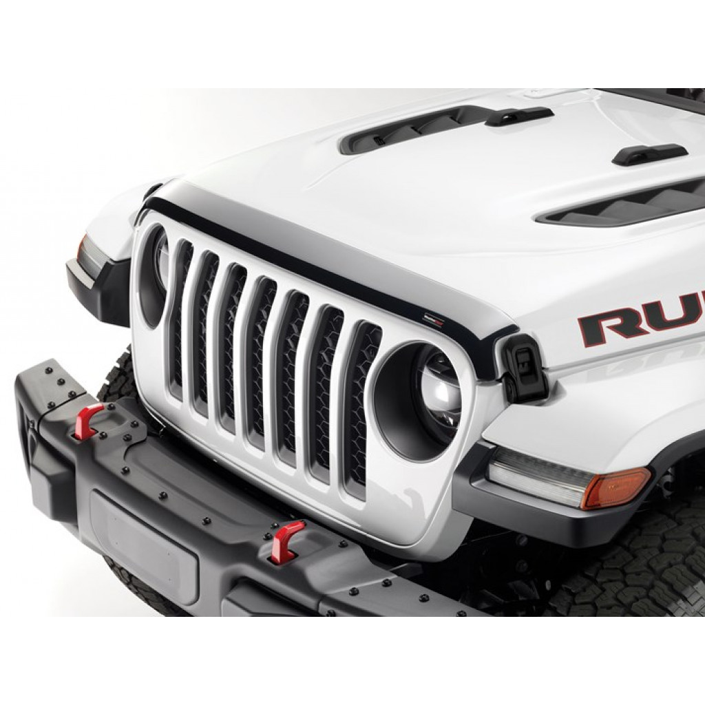 WeatherTech Hood Protector For Jeep Wrangler / Wrangler Unlimited 2018-2021 Raptor  | Black (TLX-wet55177-CL360A70)