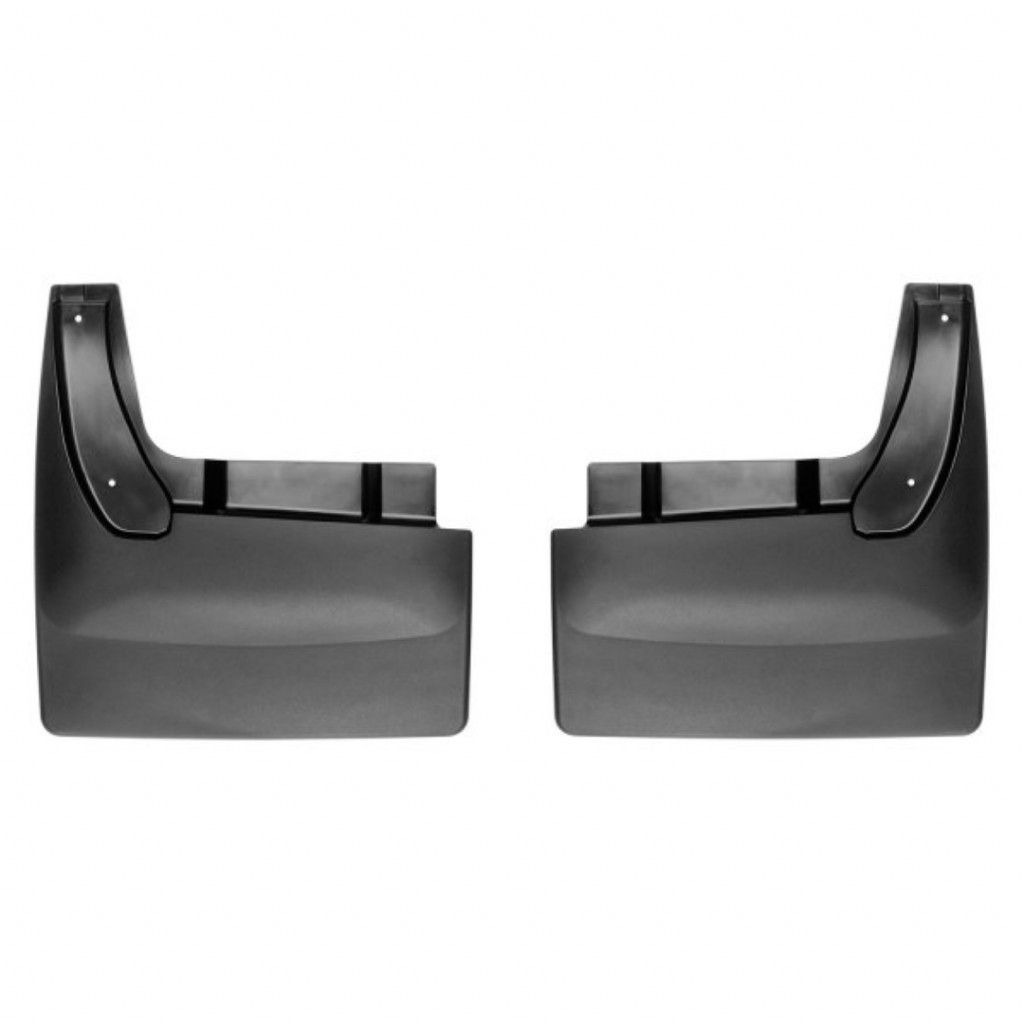 WeatherTech Mud Flaps For Dodge Ram 3500 2010-2018 No Drill - Black |  Dually w/o Fender Flares (TLX-wet120080-CL360A70)