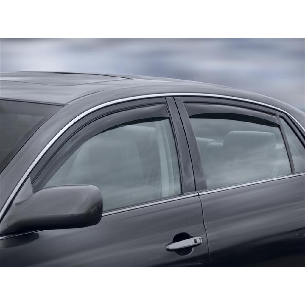 WeatherTech Side Window Deflectors For Toyota Avalon 2005-2012 | Front & Rear | Dark Smoke (TLX-wet82388-CL360A70)