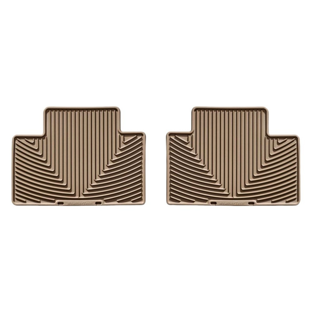 WeatherTech Rubber Mats For Toyota Tacoma 2005-2013 Rear - Tan | Crew Cab (TLX-wetW136TN-CL360A70)