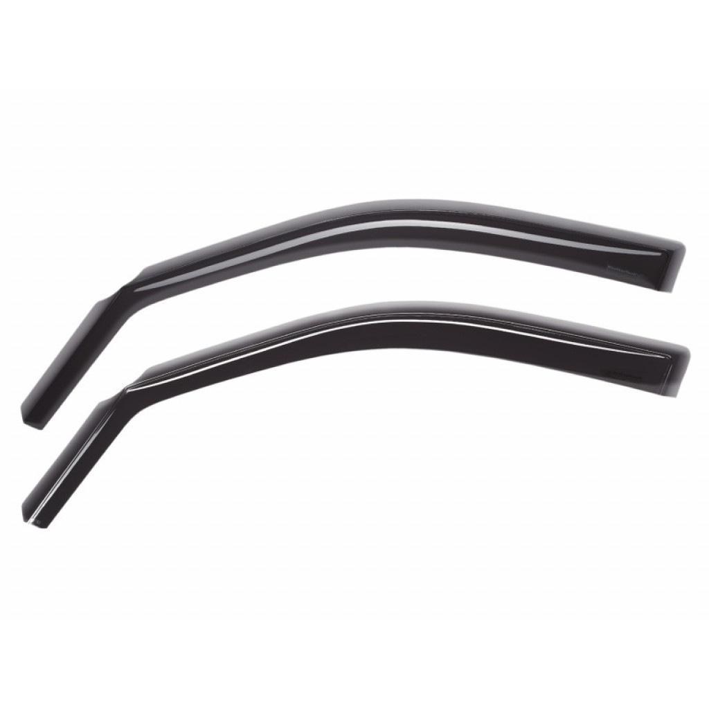 WeatherTech Side Window Deflector For Volkswagen Jetta 2011 12 13 14 2015 Front  | Dark Smoke (TLX-wet80549-CL360A70)