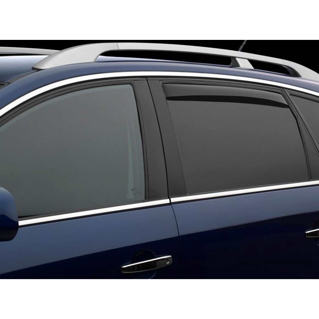 WeatherTech Window Deflectors For Honda CR-V 2017-2021 Rear Side - Dark Smoke |  (TLX-wet81864-CL360A70)