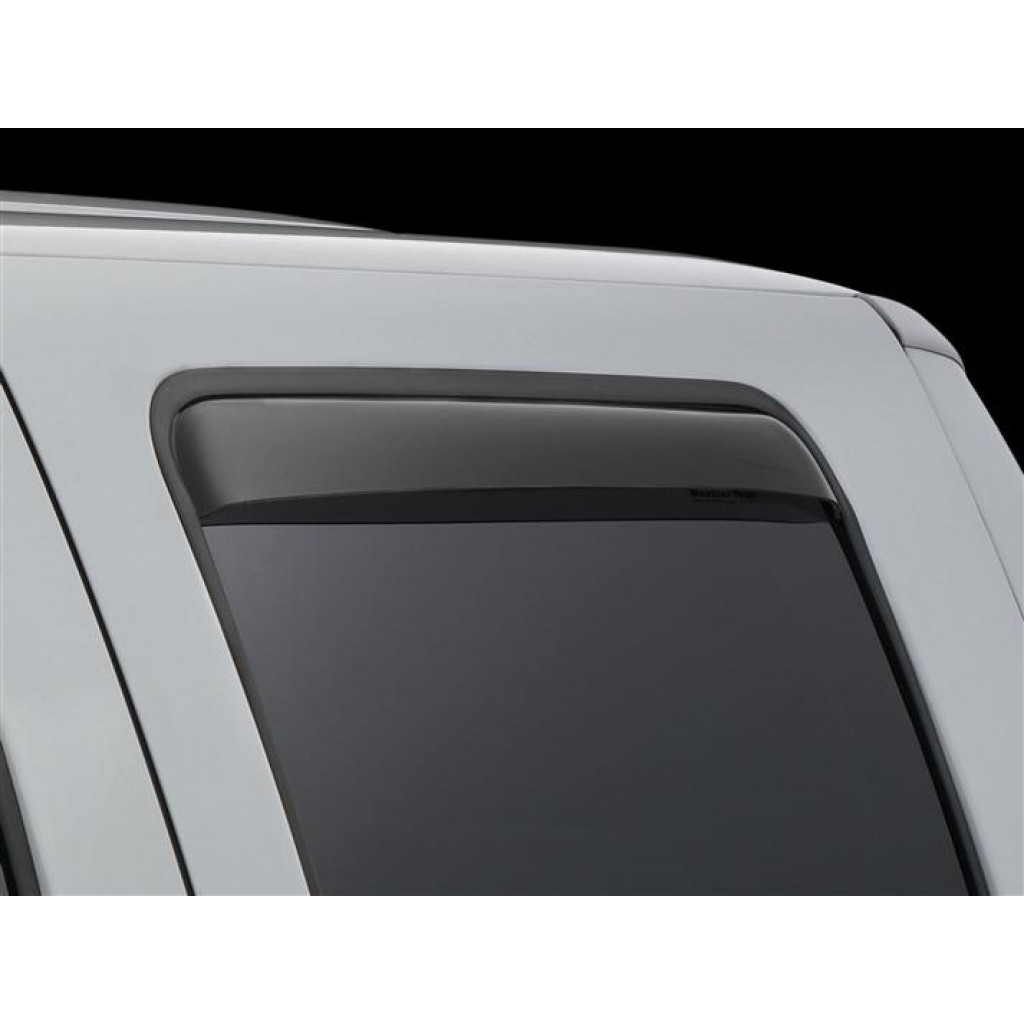 WeatherTech Window Deflectors For Ford Super Duty 1999-2007 Rear Side Dark Smoke | Super Crew  (TLX-wet81138-CL360A70)