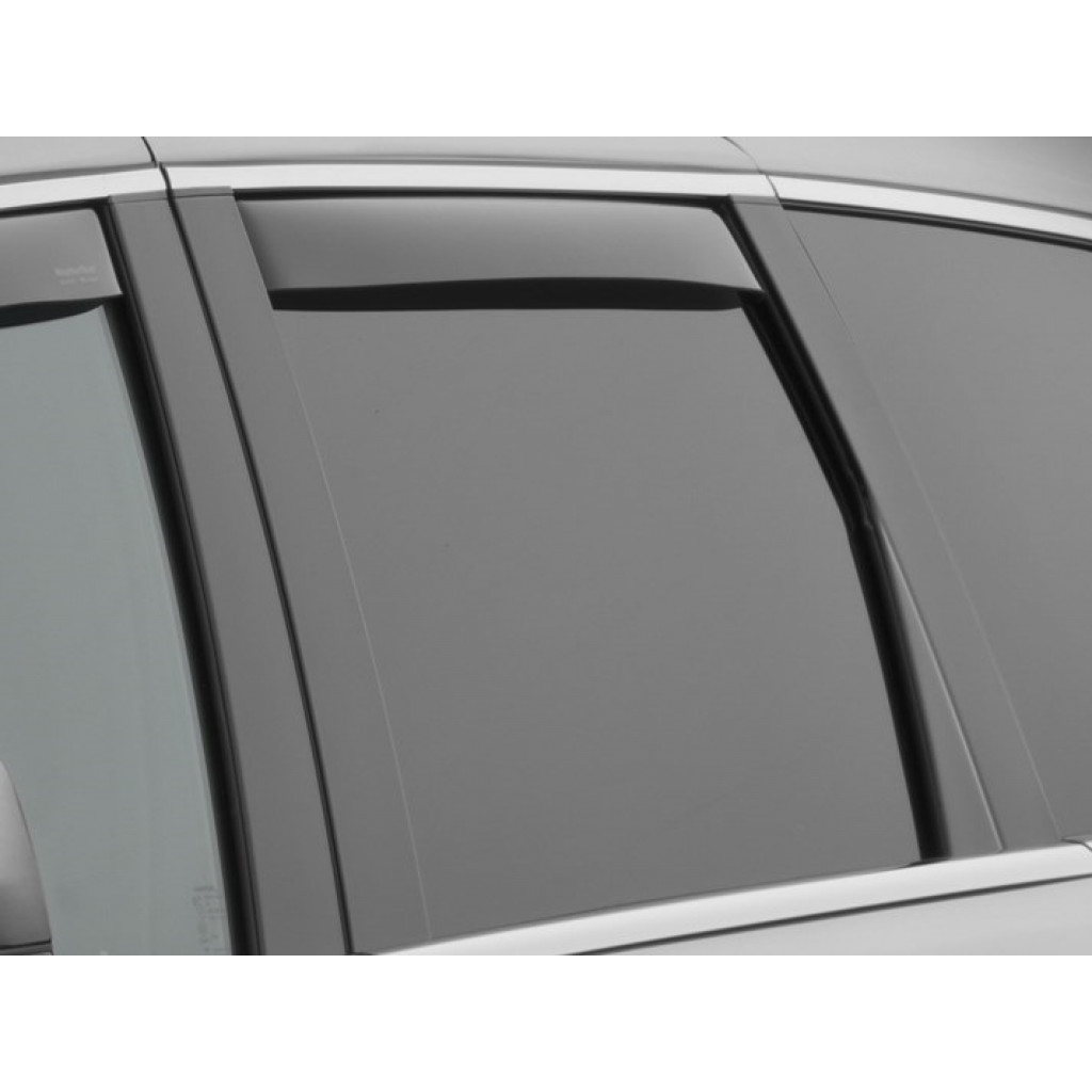 WeatherTech Window Deflectors For Jeep Grand Cherokee 2011-2021 Rear Side Dark Smoke |  (TLX-wet81562-CL360A70)