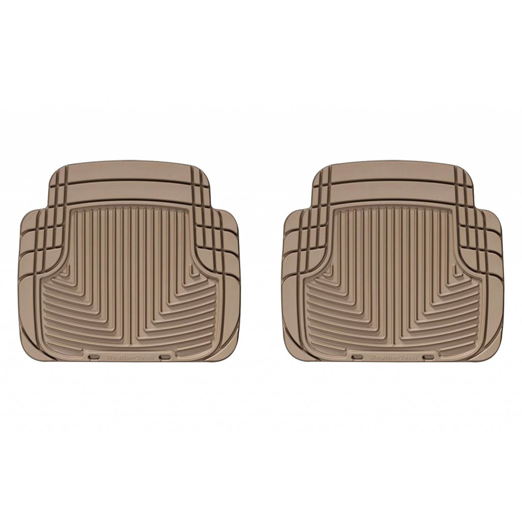 WeatherTech Rubber Mats For BMW M3 1999 | Rear | Tan | Convertible |  (TLX-wetW50TN-CL360A70)