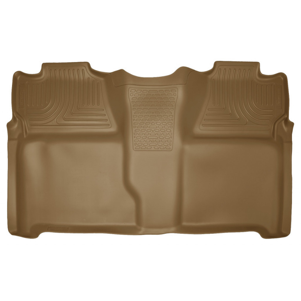 Husky Liners For Chevy Silverado 1500 2007-2013 Weatherbeater Floor Liner Tan | 2nd Seat (TLX-hsl19203-CL360A70)