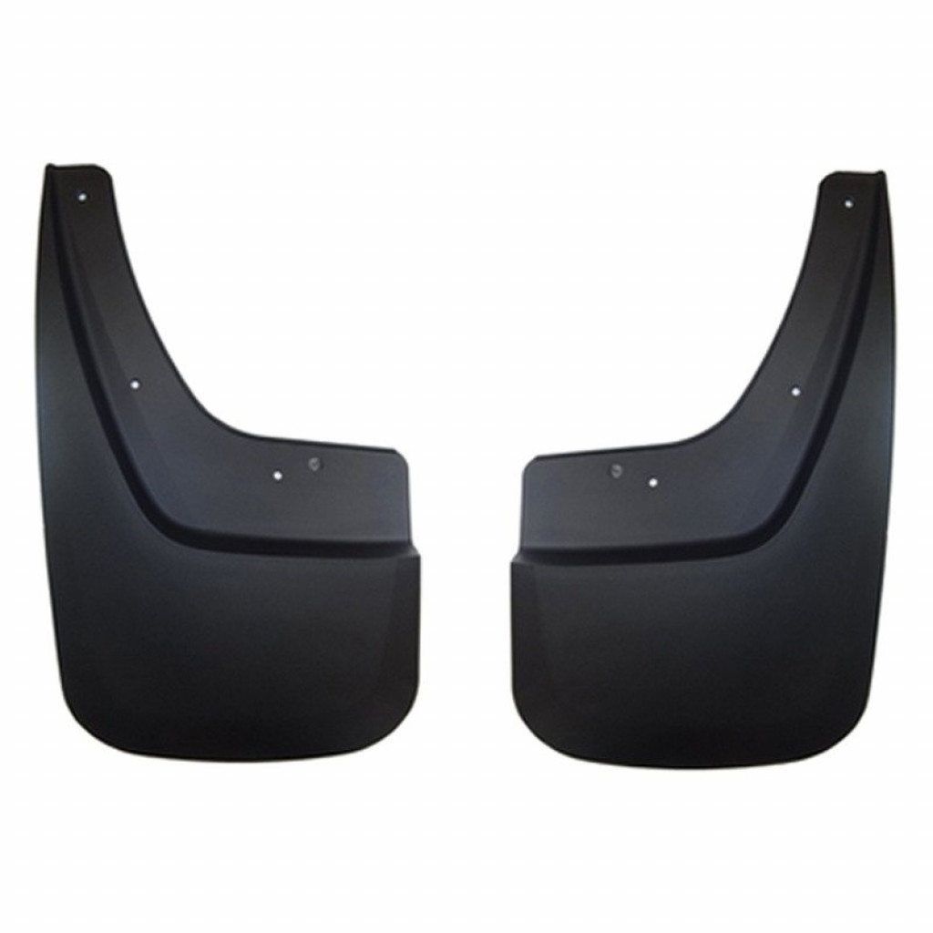 Husky Liners For GMC Sierra 3500 HD 2015-2019 Mud Guards Front Seat Black | Custom-Molded (TLX-hsl56891-CL360A73)