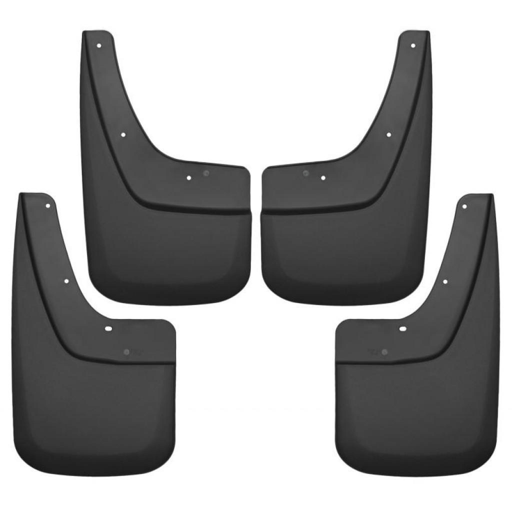 Husky Liners For GMC Sierra 1500 Limited 2019 Mud Guards | Front | Rear | Black | (TLX-hsl56896-CL360A70)