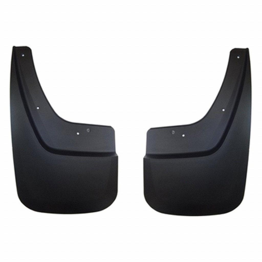 Husky Liners For GMC Sierra 2500 HD 2015-2019 Mud Guards Front Seat Black | Custom-Molded (TLX-hsl56891-CL360A72)