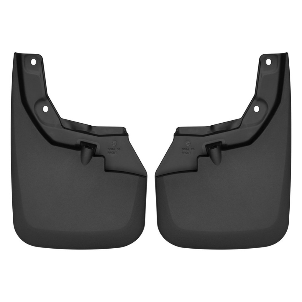 Husky Liners For Toyota Tacoma 16-20 Mud Guards Front w/ OE Fender Flares Black | Custom Molded (TLX-hsl56941-CL360A70)