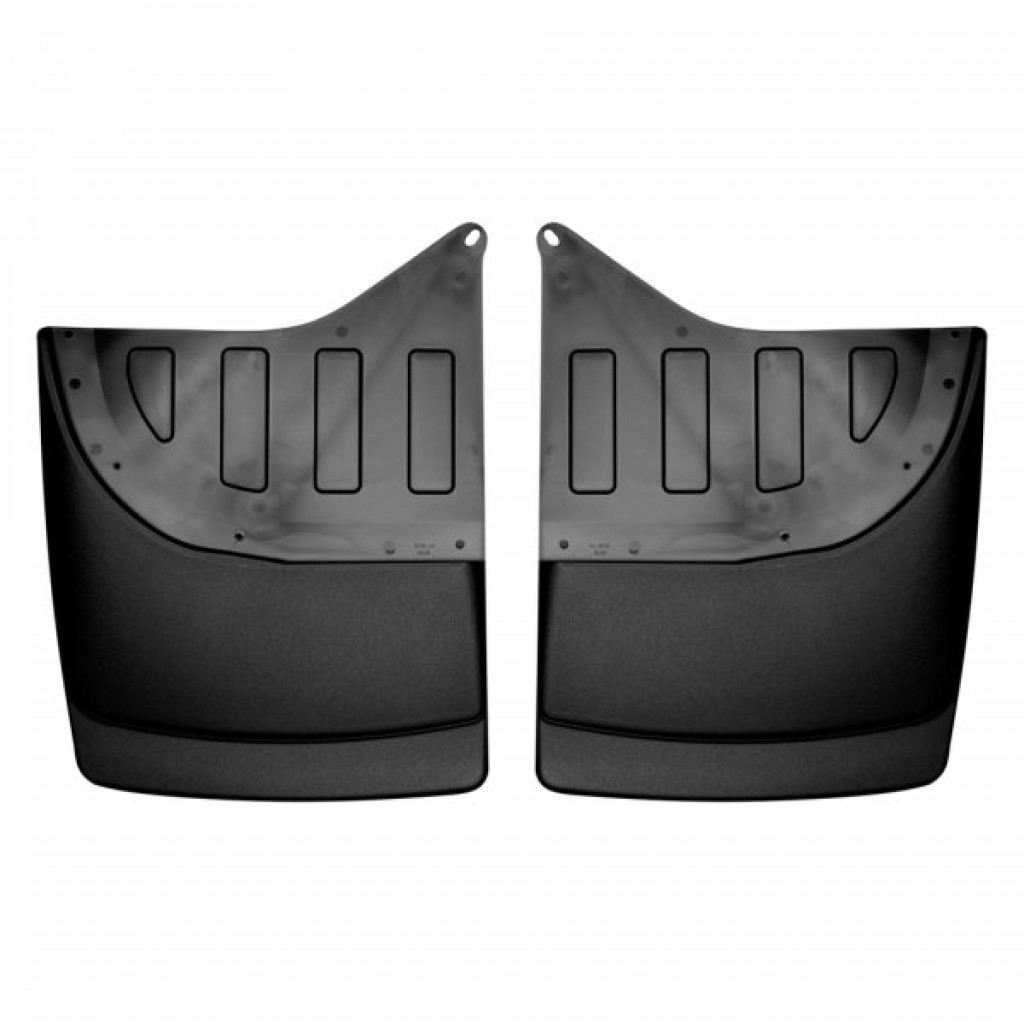 Husky Liners For GMC Sierra 3500 2001-2006 Dually Mud Guards Rear Custom-Molded | (TLX-hsl57351-CL360A70)