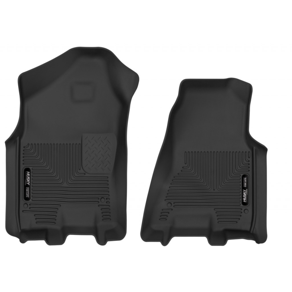 Husky Liners For Ram 1500 2019 X-Act Contour Floor Liners Front Row Black | (TLX-hsl54501-CL360A70)
