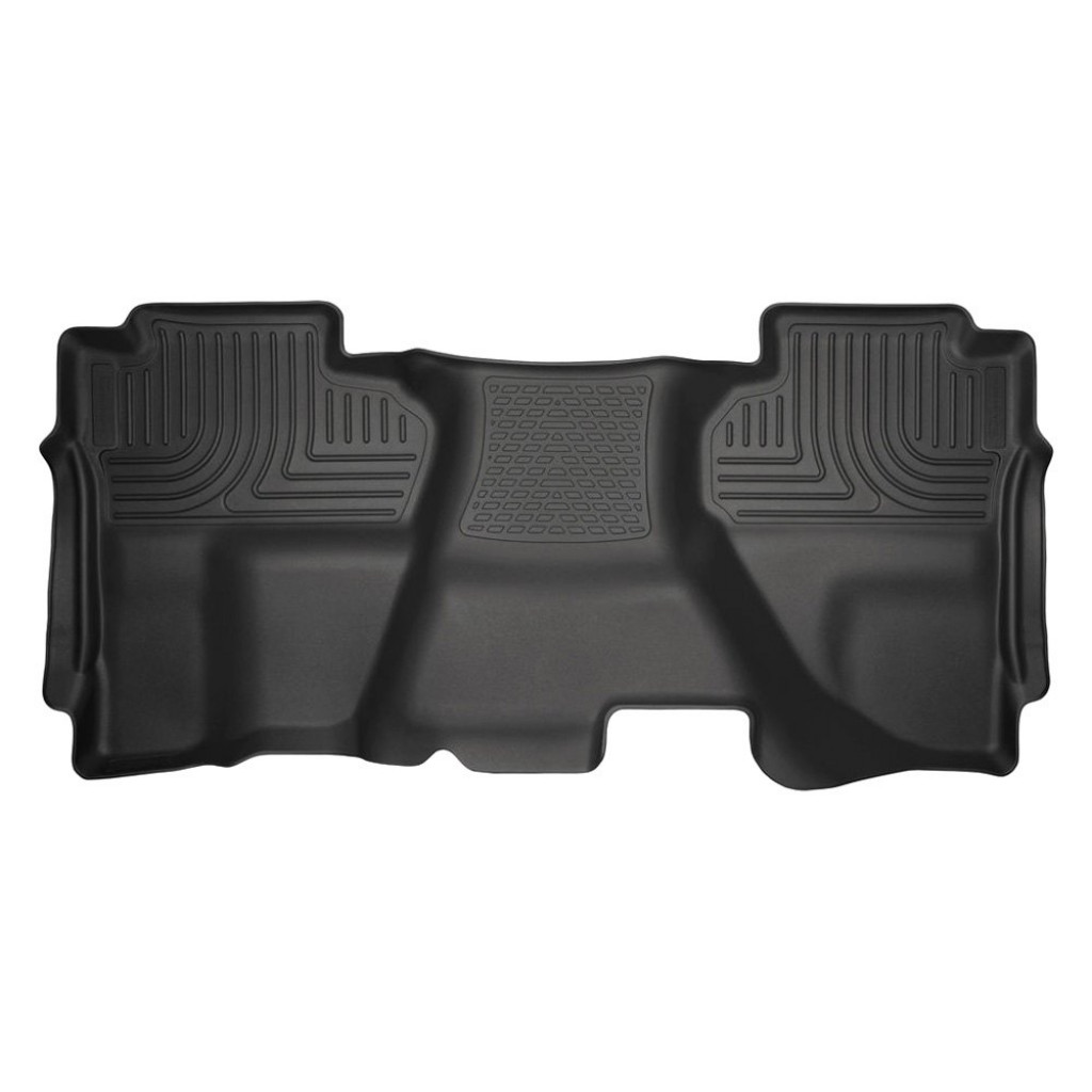 Husky Liners For Chevy Silverado 1500 2014-2018 Weatherbeater Floor Liners Black | 2nd Seat (TLX-hsl19241-CL360A70)