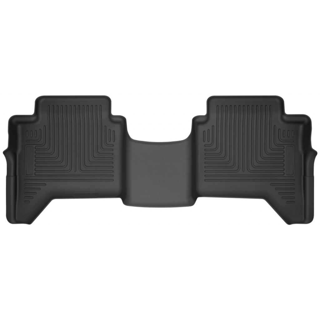 Husky Liners For Ford Ranger SuperCrew 2019-2020 WeatherBeater Floor Liners | 2nd Row Black (TLX-hsl14411-CL360A70)