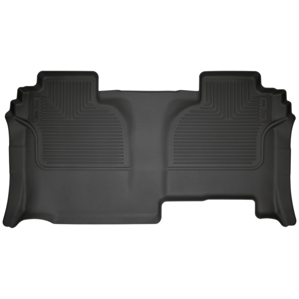 Husky Liners For GMC Sierra 3500 HD 2020 Weatherbeater Floor Liners 2nd Seat | Black (TLX-hsl14211-CL360A73)