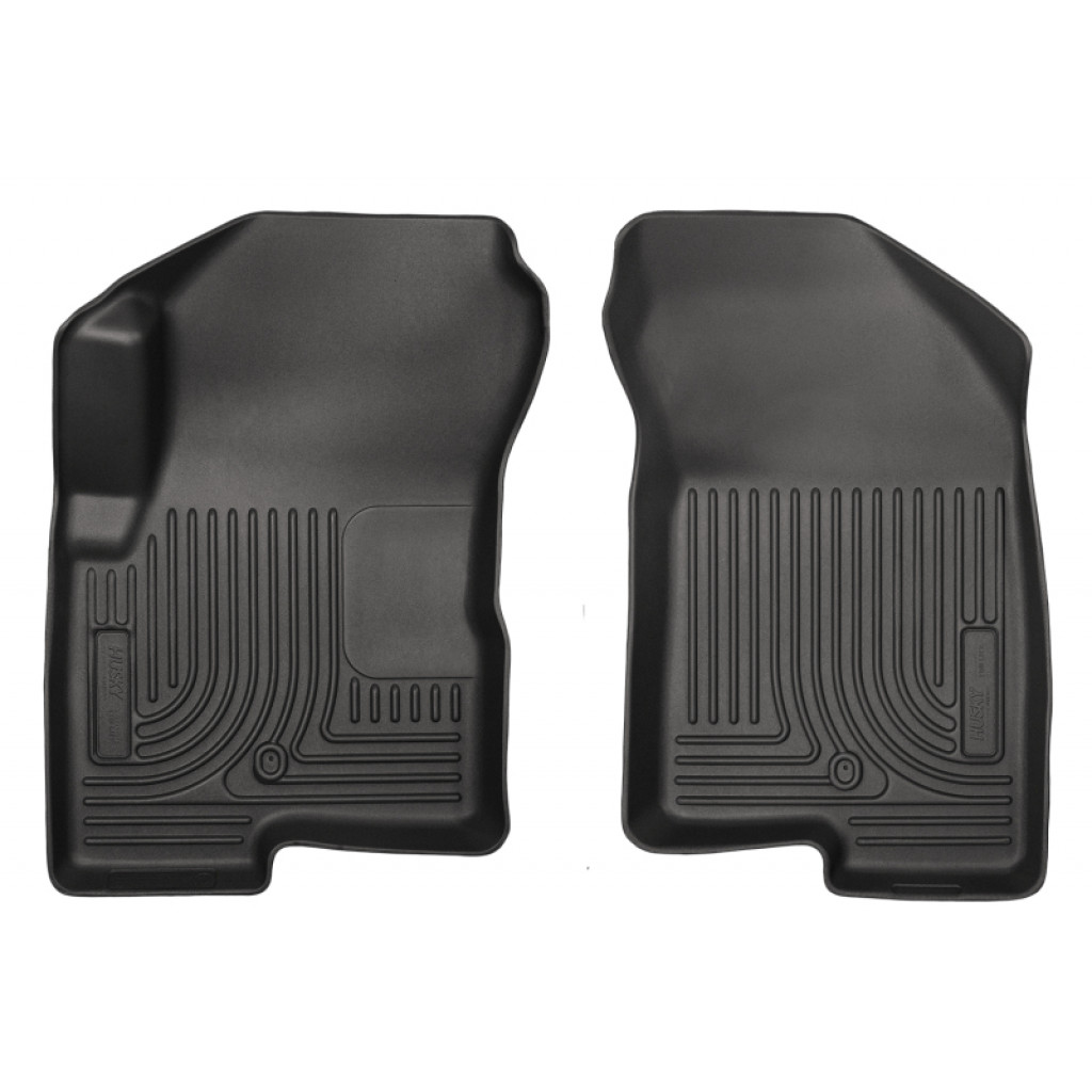 Husky Liners For Jeep Patriot 2008-2016 WeatherBeater Floor Liners | Front Row, Black (TLX-hsl13001-CL360A72)