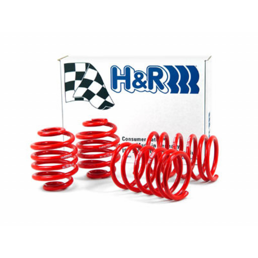 H&R For BMW 325e/325i/325is/M3 E30 1985-1991 Race Spring (Non Cabrio) | Tuner Fitment (TLX-hrs50404-88-CL360A70)