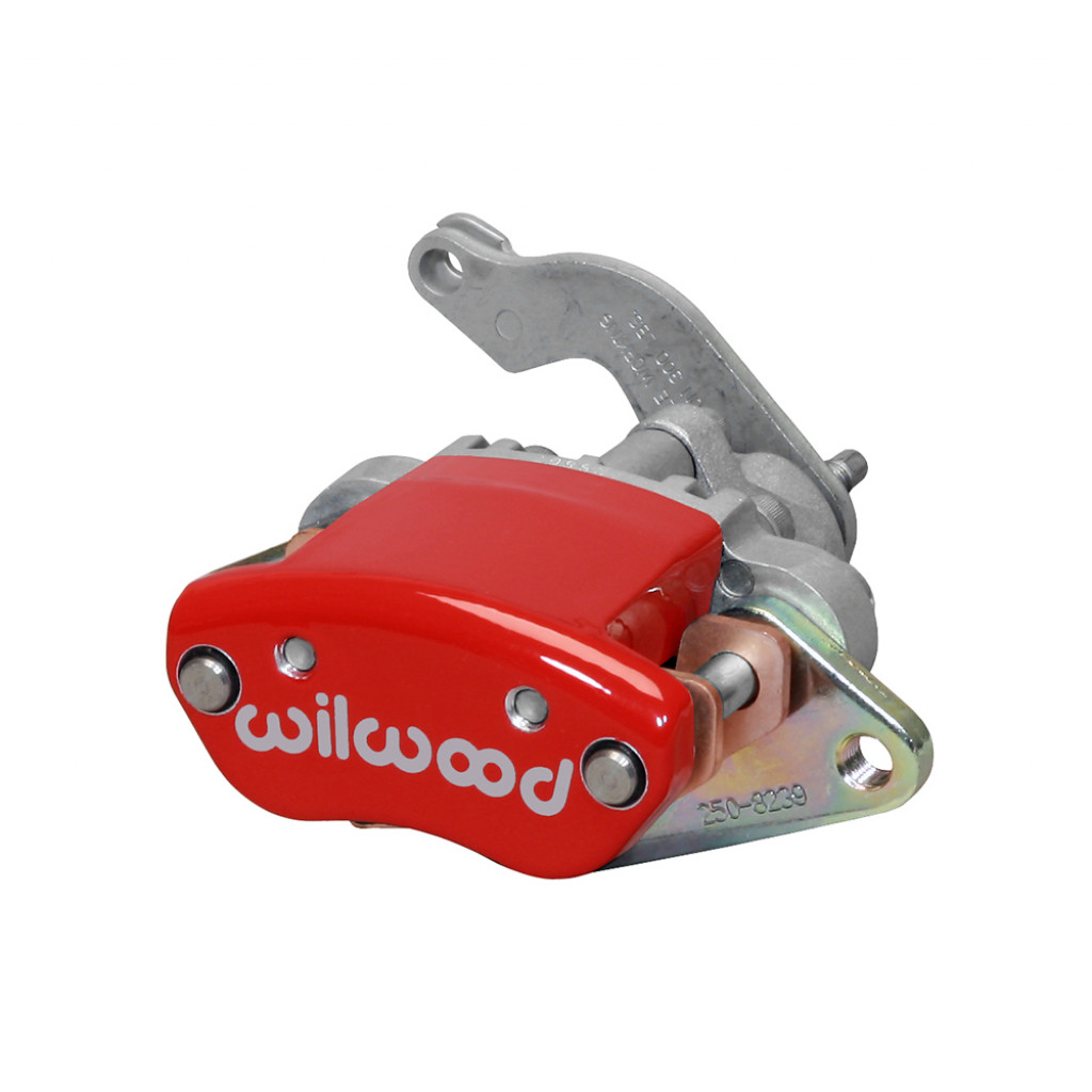 Wilwood Caliper-MC4 Mechanical-R/H - Red w/ Logo 1.19 Inches Piston .81 Inches | Disc (TLX-wil120-12069-RD-CL360A70)