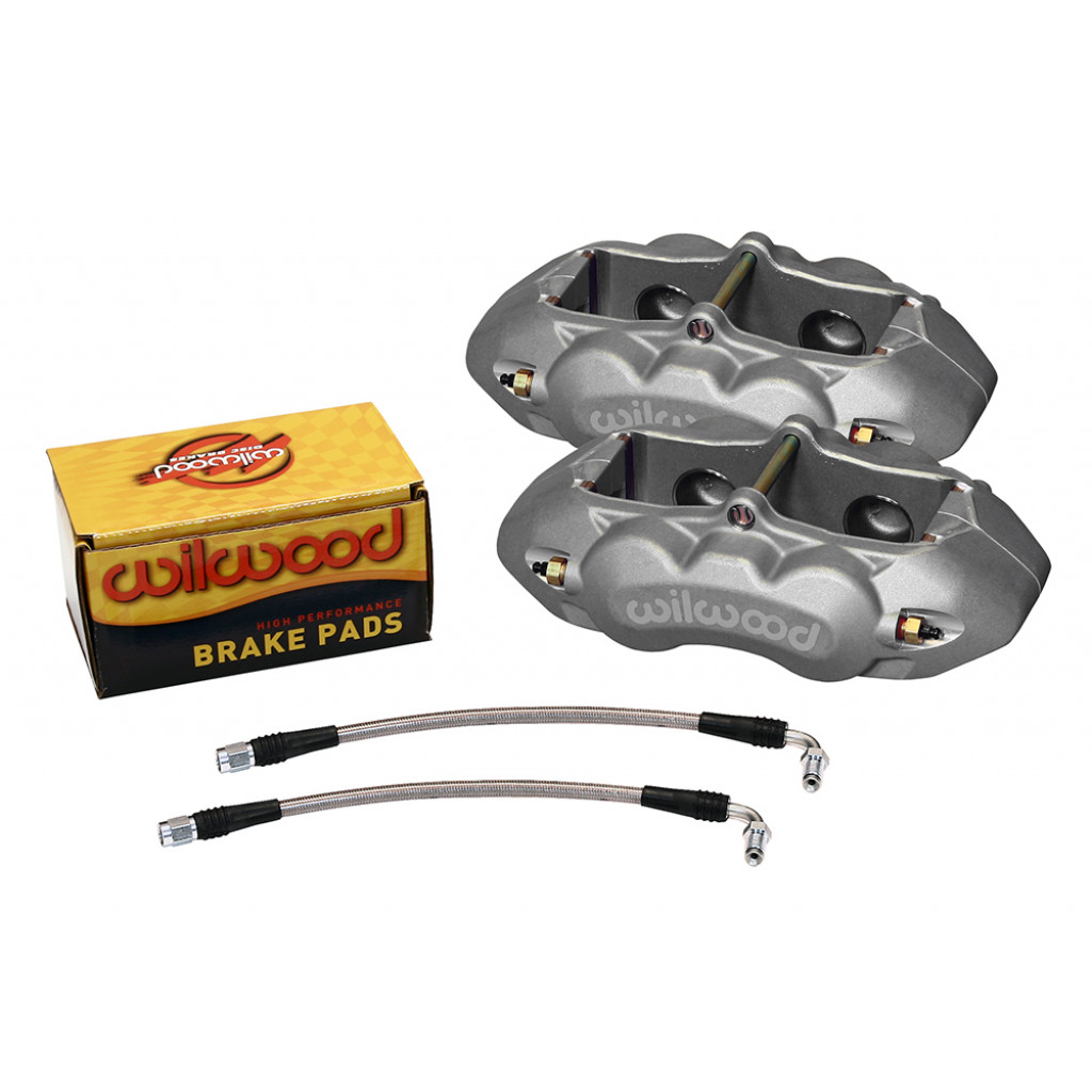Wilwood For Chevy Corvette C2/C3 1965-1982 Caliper Brake Kit D8-4 - Rear Clear | (TLX-wil140-10790-CL360A70)