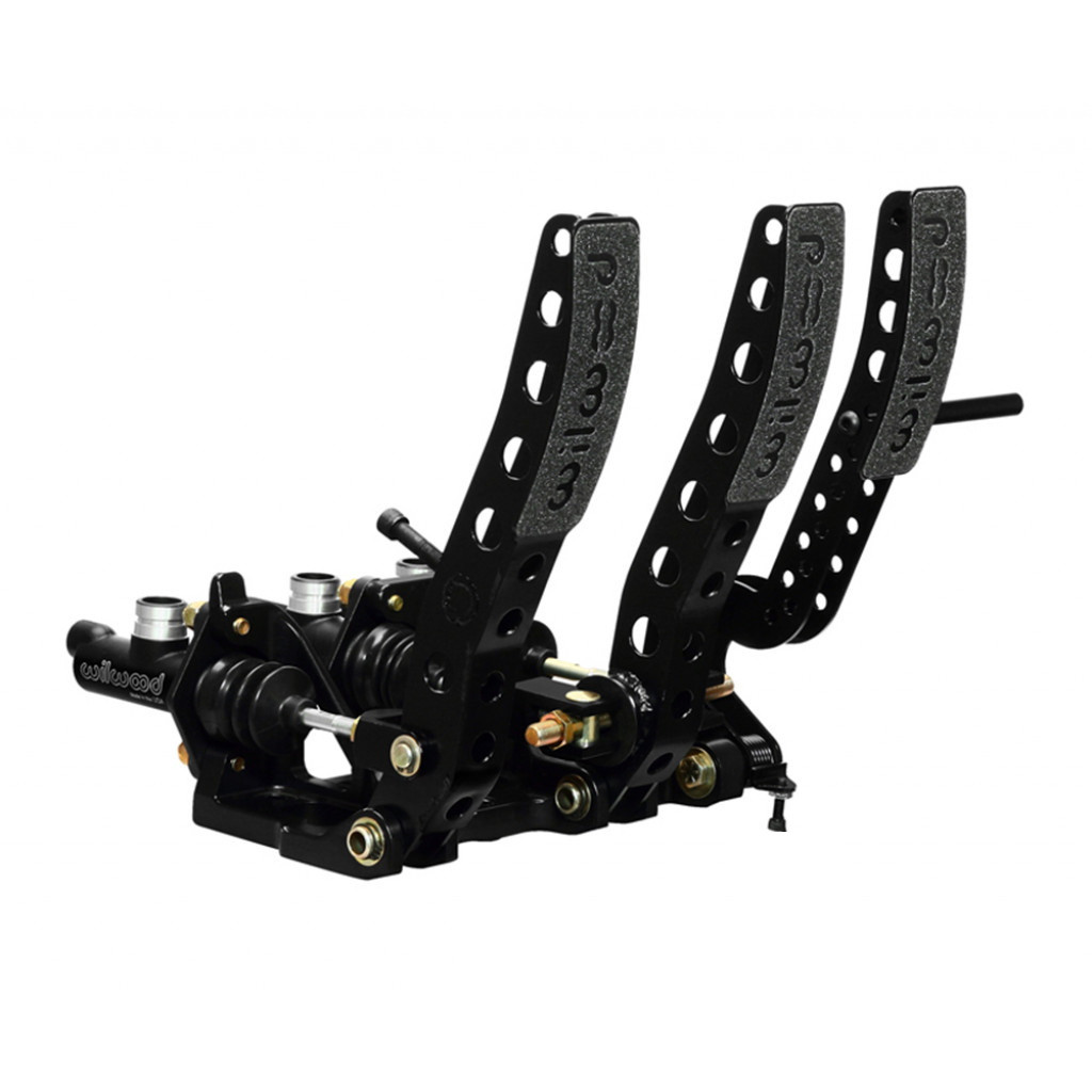 Wilwood Brake & Clutch Pedals Assembly Floor Mount-Brake | Throttle | w/ Throttle Linkage (TLX-wil340-12411-CL360A70)