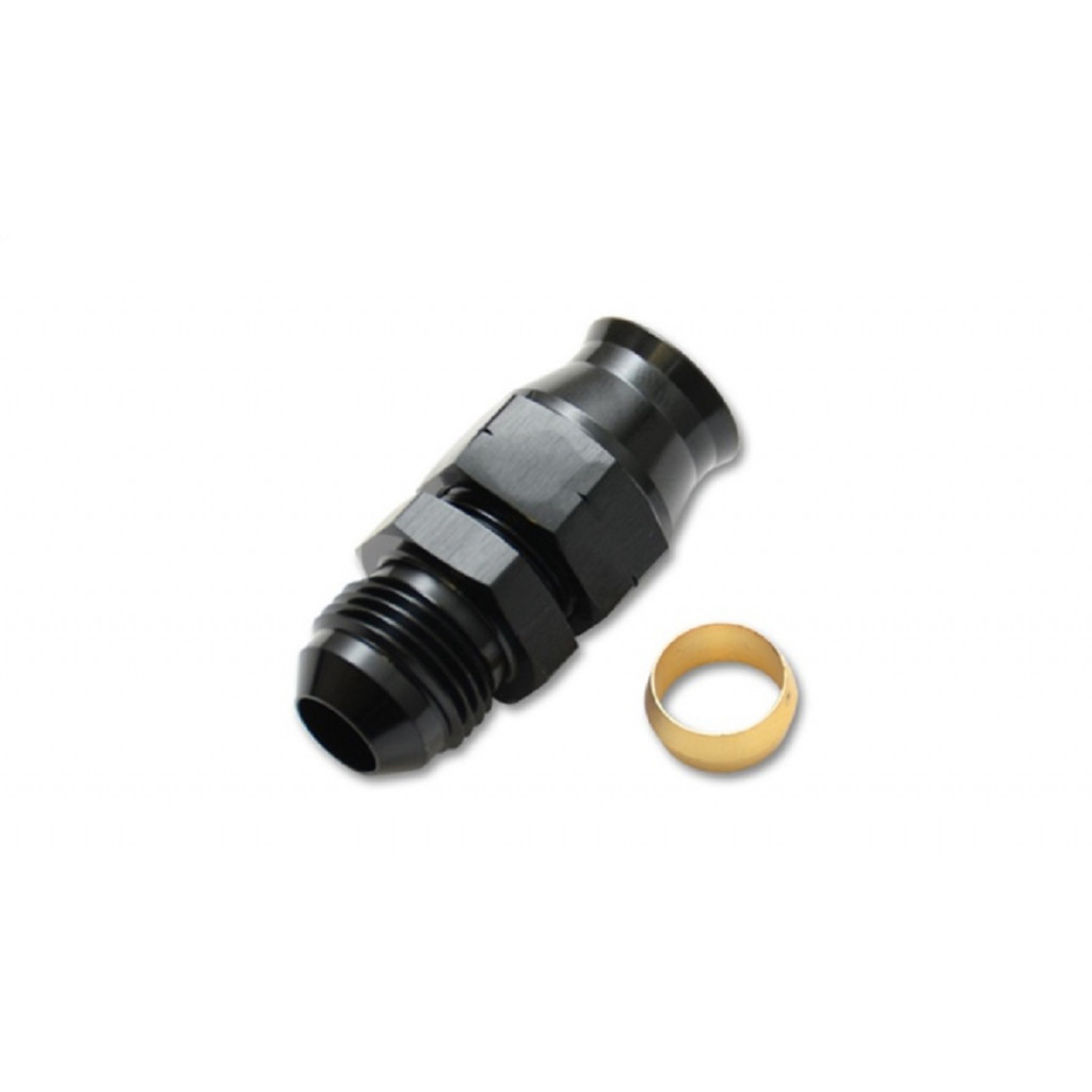 Vibrant For Tube Adapter Fittings | -6AN Male to 5/16in | w/ Brass Olive Insert | (TLX-vib16455-CL360A70)