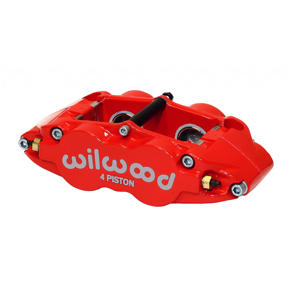 Wilwood Caliper-Narrow Superlite 4R - Red 1.75/1.75 Inches Pistons 1.10 Inches | Disc (TLX-wil120-11784-RD-CL360A70)