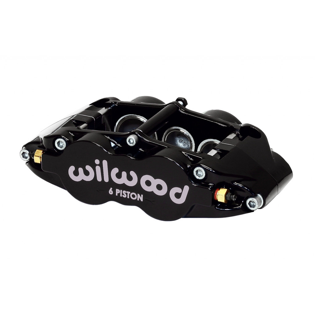 Wilwood Caliper-Narrow Superlite 6R-LH - Black 1.62/1.12/1.12 Inches | Pistons | 1.25 Inches Disc (TLX-wil120-11779-BK-CL360A70)