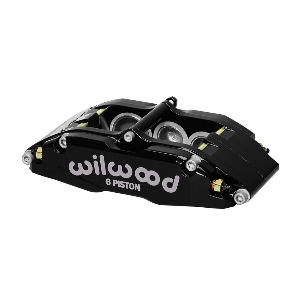 Wilwood Caliper-BNSL6-LH-Black 1.62/1.12/1.12 Inches Pistons 1.10 Inches Disc | (TLX-wil120-13383-BK-CL360A70)