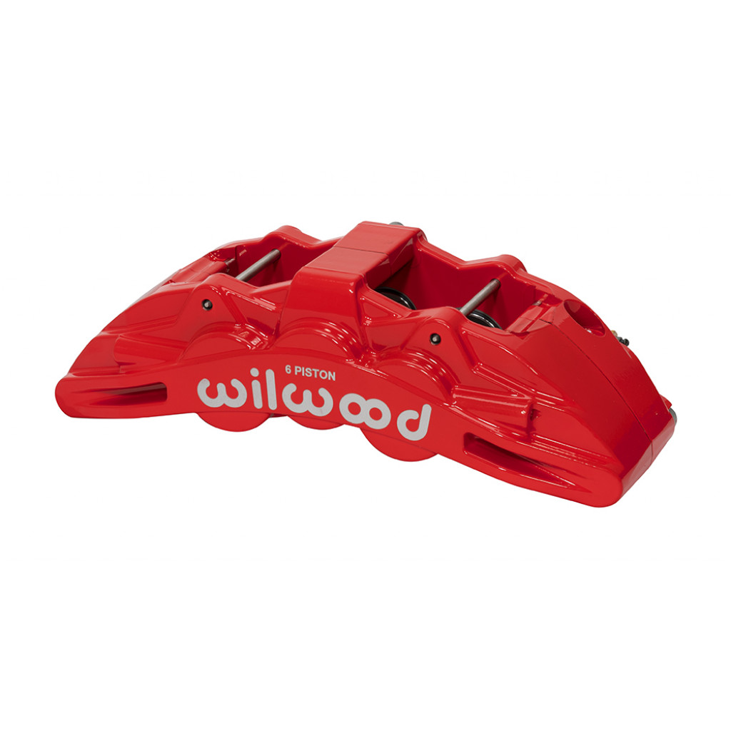 Wilwood Caliper Red SX6R | 4.04in | Piston | 1.25in Disc | (TLX-wil120-14863-RD-CL360A70)