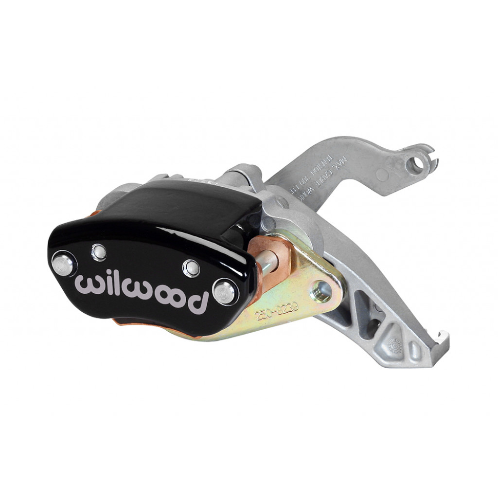 Wilwood Caliper-MC4 Mechanical-R/H - Black w/ Logo 1.19 Inches Piston .81 Inches | Disc (TLX-wil120-12069-BK-CL360A70)