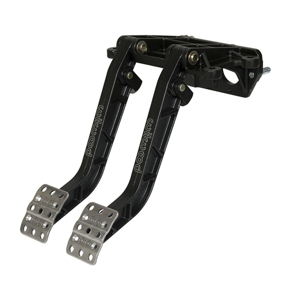 Wilwood Brake & Clutch Pedals -Tandem Dual Fwd. Swing Mount 7.0:1 | E-Coat Black | Adjustable (TLX-wil340-14361-CL360A70)