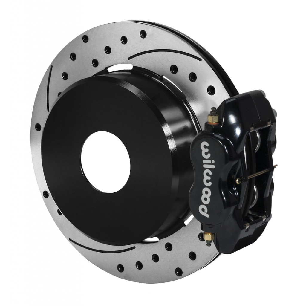 Wilwood For Ford Park Brake Kit Forged Dynalite P/S Drilled Big 2.36In Offset | Currie Blank (TLX-wil140-7142-D-CL360A70)